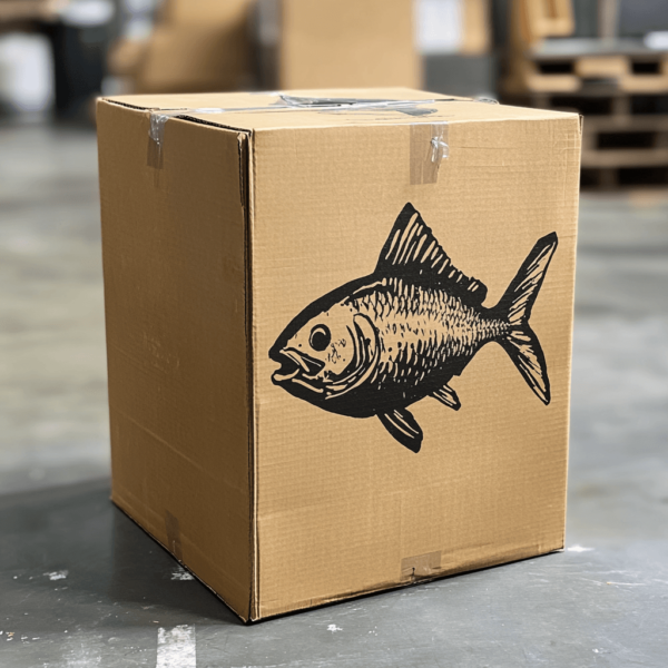 u9449869175_A_large_cardboard_box_with_a_fish_logo_printed_on_cff29a2d-7c4e-46c4-8f60-2f598f3499be_2 fish box