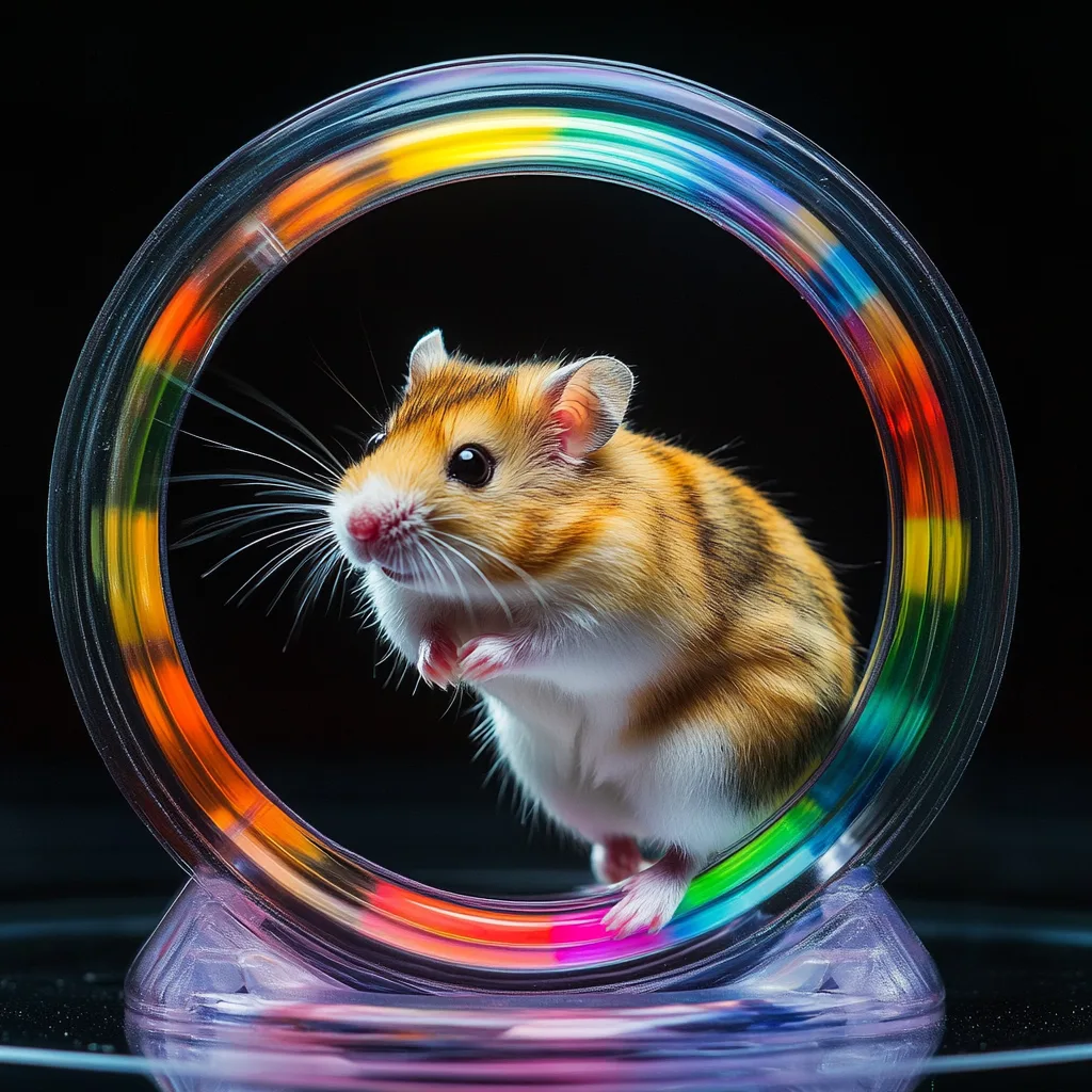 u9449869175_a_hamster_running_on_a_colorful_hamster_wheel_--v_b7c6d511-b90b-4a39-a840-6248ad2ecafc_2 Non - profit Hamster